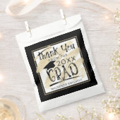 Abschluss Vielen Dank, dass Sie Black Gold Hand Le Geschenktütchen (Ausgeschnitten)