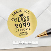 Abschluss Vielen Dank, dass Sie die Imitate für di Runder Aufkleber