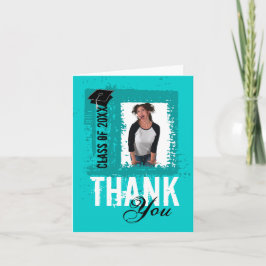 Abschluss Vielen Dank, dass Sie die Karte Foto Aqu