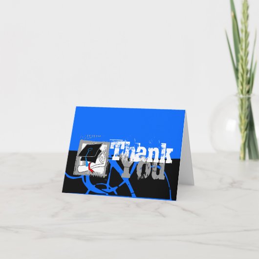 Abschluss Vielen Dank, dass Sie ein Diplom 4 Dankeskarte (Vorderseite)