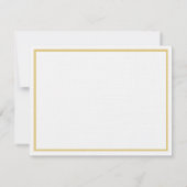 Abschluss Vielen Dank, dass Sie eine flache Karte  (Rückseite)