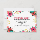 Abschluss Vielen Dank, dass Sie Fotokarte haben Einladung (Vorderseite)