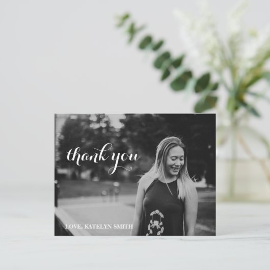 Abschluss Vielen Dank, dass Sie Karten posten (Stehend Vorderseite)