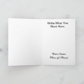 Abschluss Vielen Dank, dass Sie Karten Silhouetten (Innenseite)