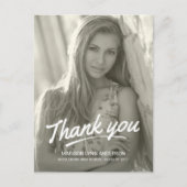 Abschluss Vielen Dank, dass Sie moderne handgeschr Postkarte (Vorderseite)