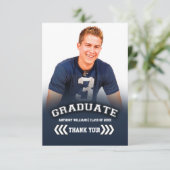 Abschluss Vielen Dank, dass Sie sich für die Fotok Einladung (Stehend Vorderseite)