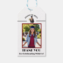 Abschluss Vielen Dank (Evergreen/Female) Geschenkanhänger