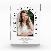 Abschluss Vielen Dank Foto Geschenk für Eltern (Vorderseite)