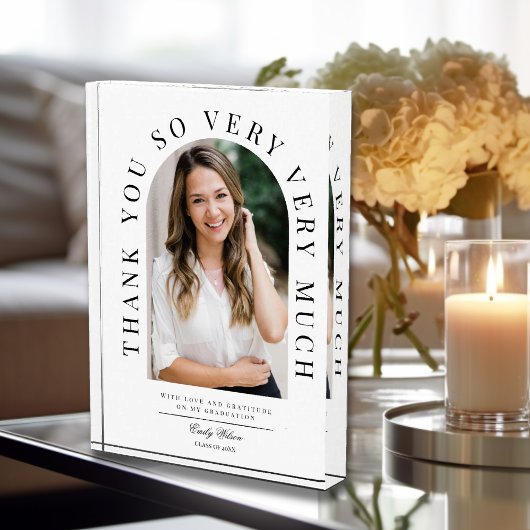 Abschluss Vielen Dank Foto Geschenk für Eltern