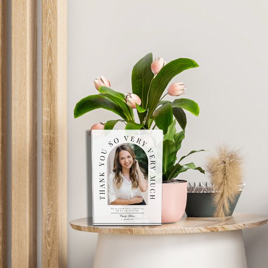 Abschluss Vielen Dank Foto Geschenk für Eltern