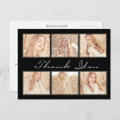 Abschluss Vielen Dank Foto Postkarte (Vorne/Hinten)