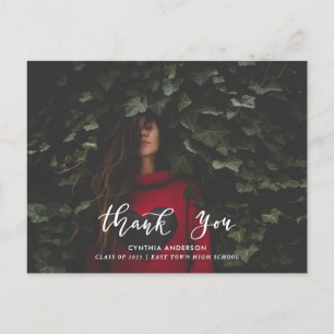 Abschluss Vielen Dank, Foto Postkarte