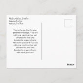 Abschluss Vielen Dank jedes Jahr Confetti Blue Postkarte (Rückseite)