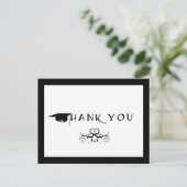 Abschluss Vielen Dank, Postkarte (Stehend Vorderseite)