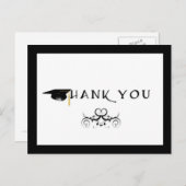 Abschluss Vielen Dank, Postkarte (Vorne/Hinten)