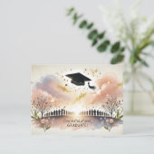 Abschluss Vielen Dank, Postkarte (Stehend Vorderseite)