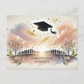 Abschluss Vielen Dank, Postkarte (Vorderseite)