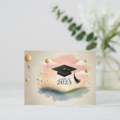 Abschluss Vielen Dank, Postkarte (Stehend Vorderseite)