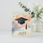 Abschluss Vielen Dank, Postkarte (Stehend Vorderseite)