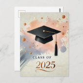 Abschluss Vielen Dank, Postkarte (Vorne/Hinten)