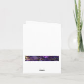 Abschluss Vielen Dank, Zebra Fotokarte Dankeskarte (Rückseite)