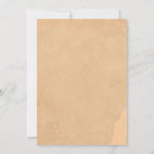 Abschluss Vintag Musiknote Einladung (Rückseite)