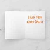 Abschluss Violine Typ Card (Orange) Karte (Innenseite)