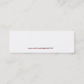 Abschluss-Visitenkarte 2008 Telefonnummerkarte (Rückseite)