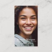 Abschluss-Visitenkarte Visitenkarte (Vorderseite)