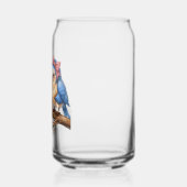 Abschluss-Vogel-Trinkglas-Set Glas (Links)