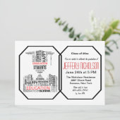 Abschluss Vokabular Einladung (Stehend Vorderseite)