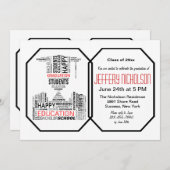 Abschluss Vokabular Einladung (Vorne/Hinten)