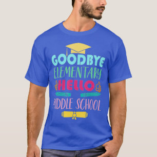Abschluss von der Grundschule bis zur Mittelschule T-Shirt