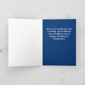 Abschluss von der Navy Basic Training Card Dankeskarte (Innenseite)