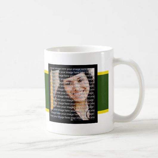 Abschluss von Green & Gold School FotoCollage Tass Kaffeetasse (Rechts)