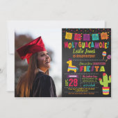 Abschluss von Guacamole Einladung Piñata Foto (Vorderseite)