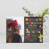 Abschluss von Guacamole Einladung Piñata Foto (Stehend Vorderseite)