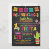 Abschluss von Guacamole - Pinata Einladung (Vorderseite)