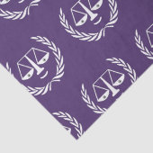 Abschluss von Jurastudien - Geschenkpapier Seidenpapier (Detail)