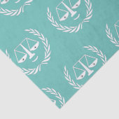 Abschluss von Jurastudien - Geschenkpapier Seidenpapier (Detail)