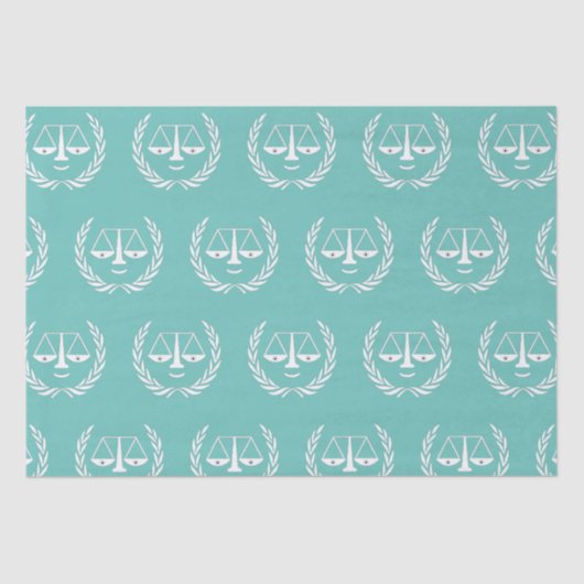 Abschluss von Jurastudien - Geschenkpapier Seidenpapier (Vorderseite)