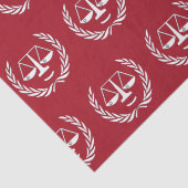 Abschluss von Jurastudien - Geschenkpapier Seidenpapier (Detail)