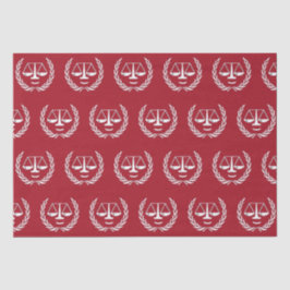 Abschluss von Jurastudien - Geschenkpapier Seidenpapier