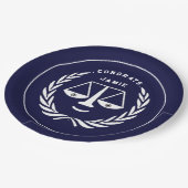 Abschluss von Law School Blue Paper Teller (Schrägansicht)