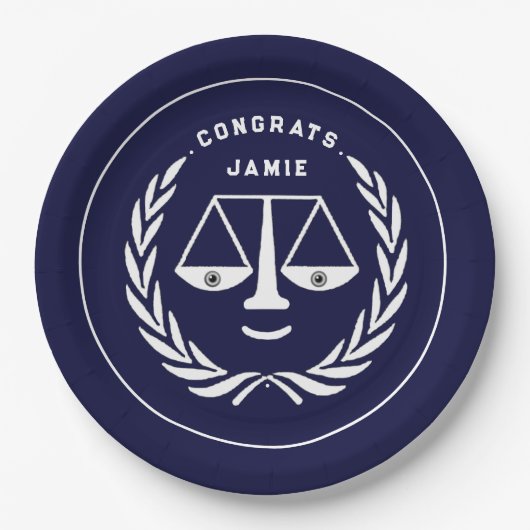 Abschluss von Law School Blue Paper Teller (Vorderseite)