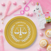 Abschluss von Law School Gold Paper Teller (Party)