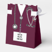 Abschluss von Medizinschulen - Gefälligkeitsbox Geschenkschachtel (Rückseite)