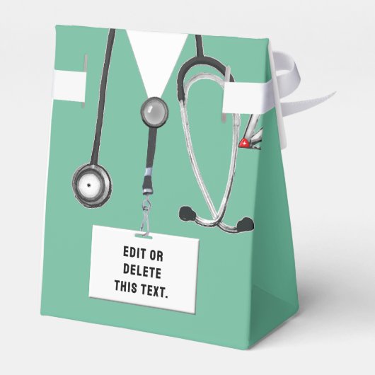 Abschluss von Medizinschulen - Gefälligkeitsbox Geschenkschachtel (Rückseite)
