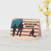 Abschluss von Militärsoldaten Karte (Gelbe Blume)