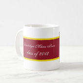 Abschluss von Red & Gold School Tasse für FotoColl (Vorderseite Links)